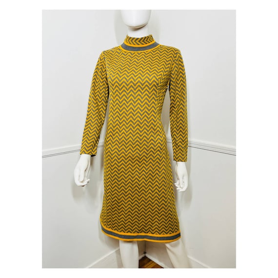 mustard knit dress Mustard Contrast Stitch Detail Ribbed Maternity Sweater Dress