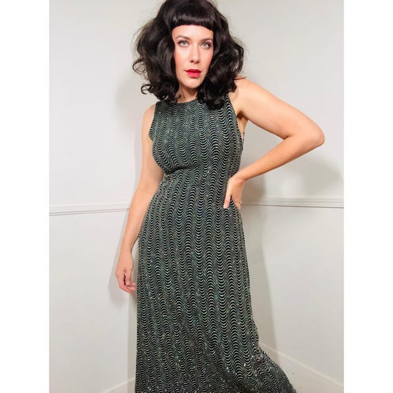 chinese dress ladies Deadstock Vintage Ronni Nicole 1980s Dress with Open Back Detail (10)  The  Thrifty Hippy