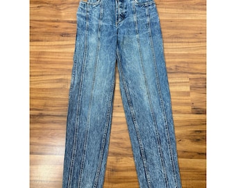 Jeans vintage anni '80 con lavaggio acido di Bugle Boy