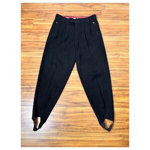 37 Waist 1940s Vintage Mens Wool Gabardine Ski Pants by Sun Valley