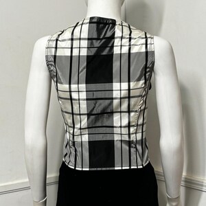 Traje de falda maxi y chaleco de terciopelo negro vintage de tres piezas, talla extra pequeña, de los años 70, de Alco imagen 8