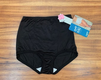 Large 1980&#39;s Vintage Body by Bali Black Shapewear Underwear