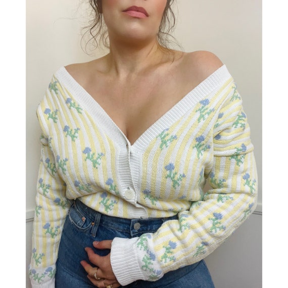 Curvy Large to Extra Large  1980's Vintage Cotton 