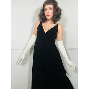 60s black tie dress 1960s Black Tie Gown