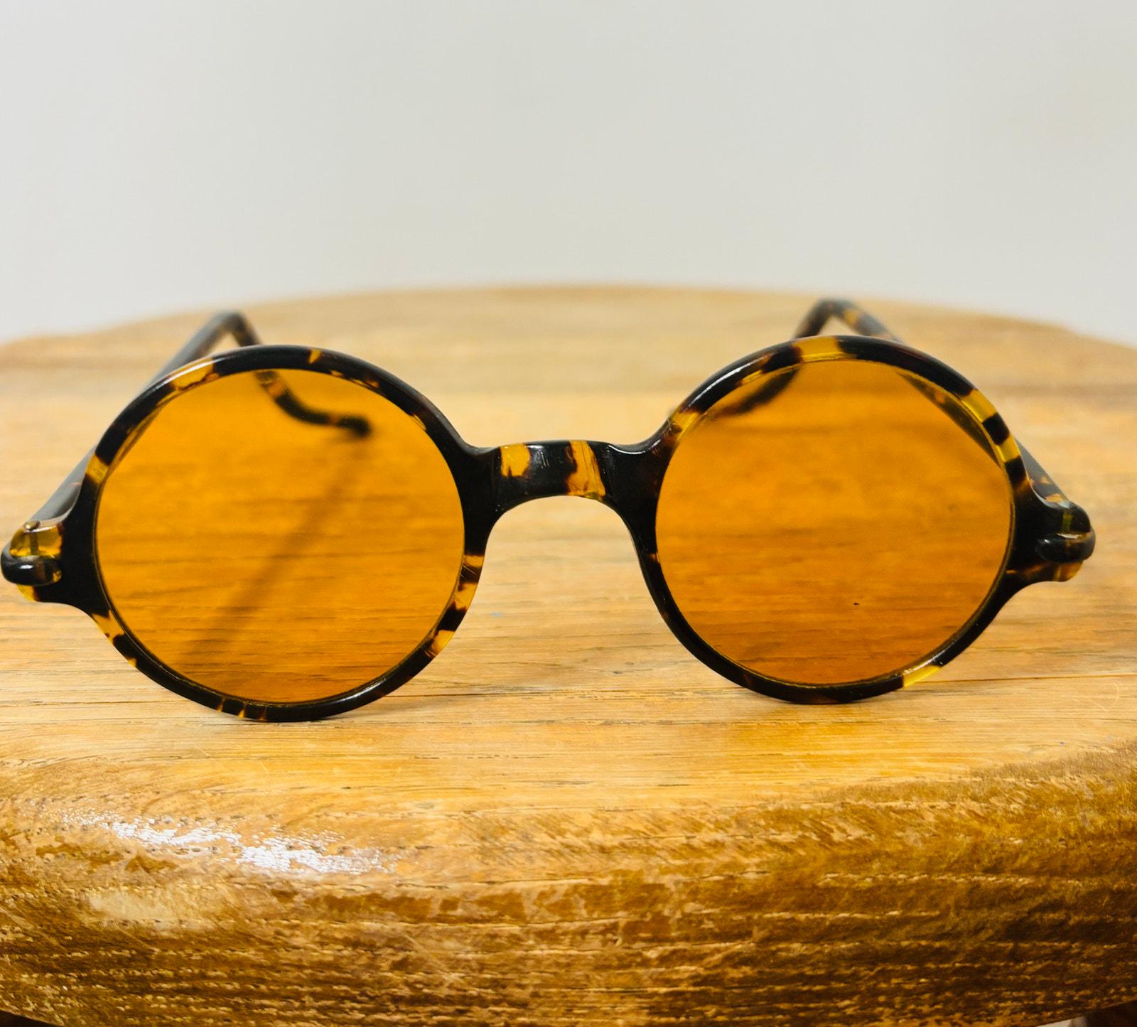1930s Vintage Faux Tortoiseshell Round Sunglasses - Etsy display picture 1