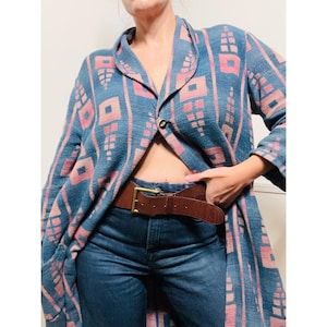 Extra Large Vintage Wide Woven Leather Belt by Ralph Lauren