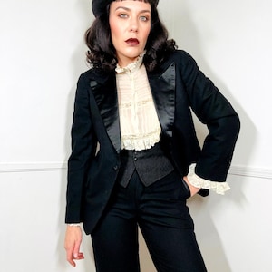 Vintage 1920s Tuxedo Jacket Georges Moineau La Ville d