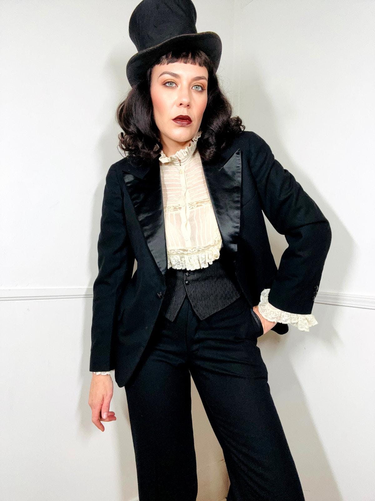 40 Chest 31 Waist 1920s Antique 3 PIECE Wool Tuxedo by Fidelity Clothing New York