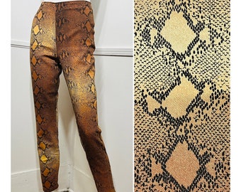 パンツ vintage python design western flarepants vintage python design western flarepants