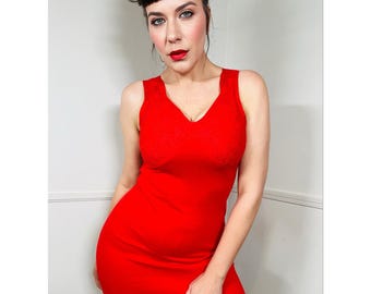 Buy Ruched Red Bodycon Mini Dress: Long Sleeve, Curvy Fit, Size Medium  Online in India - Etsy