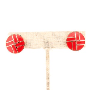 Gold Geometric Stud Earrings