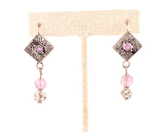 silber diamant perlen ohrringe,90er ohrringe,90er ohrringe,90er jahre ohrringe,gemuster ohrringe,90er jahre ohrringe