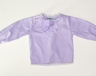 Children's Lavender Lace Tunic