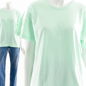 Mint Green Single Stitch Seam T-Shirt