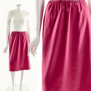 Pink Silk Skirt