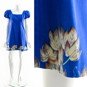 Spring Leaves Mini Dress
