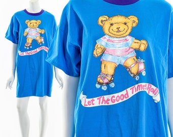 Let the Good Times Roll Teddy Bear Tshirt Dress