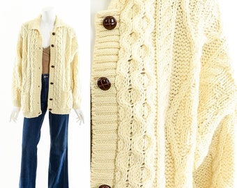 Irish Wool Fisherman Sweater