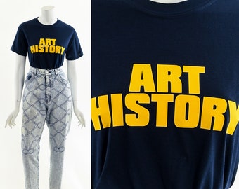 Vintage "Art History" University of Michigan T-Shirt