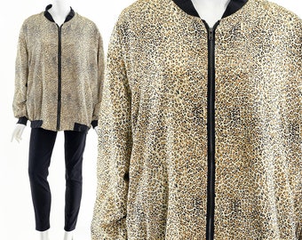 Decjuba leopard bomber jacket discount