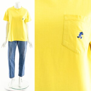 Vintage Mickey Mouse Disney Yellow T-Shirt