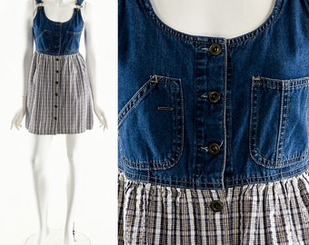 baby girl denim pinafore