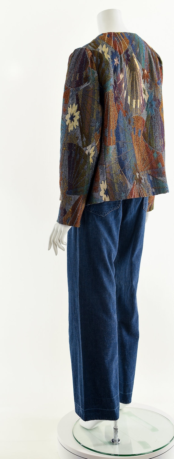 Star Art Deco Jacket,Puff Shoulder Jacket,Victori… - image 8