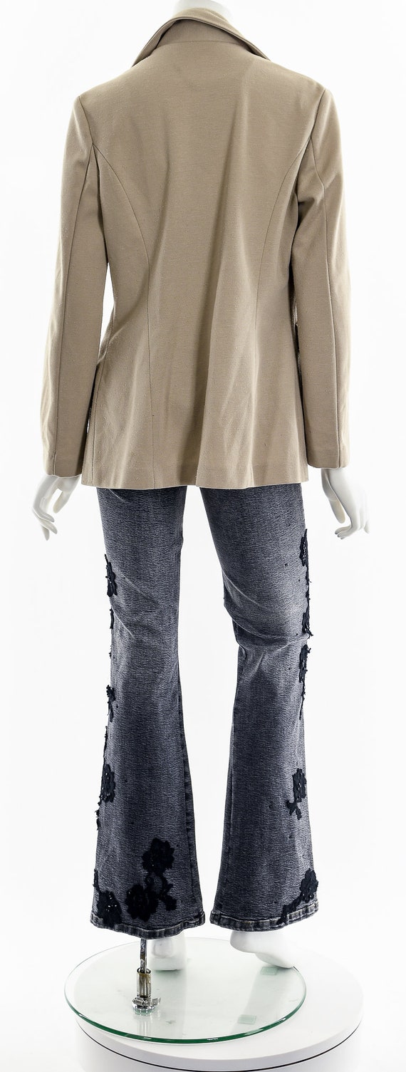 Minimalist Neutral Blazer Jacket - image 7