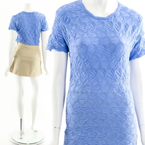Periwinkle Textured Bodycon Dress/Top