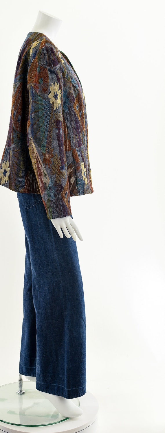 Star Art Deco Jacket,Puff Shoulder Jacket,Victori… - image 5
