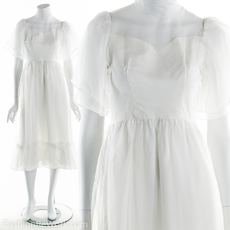 etsy bohemian white dress