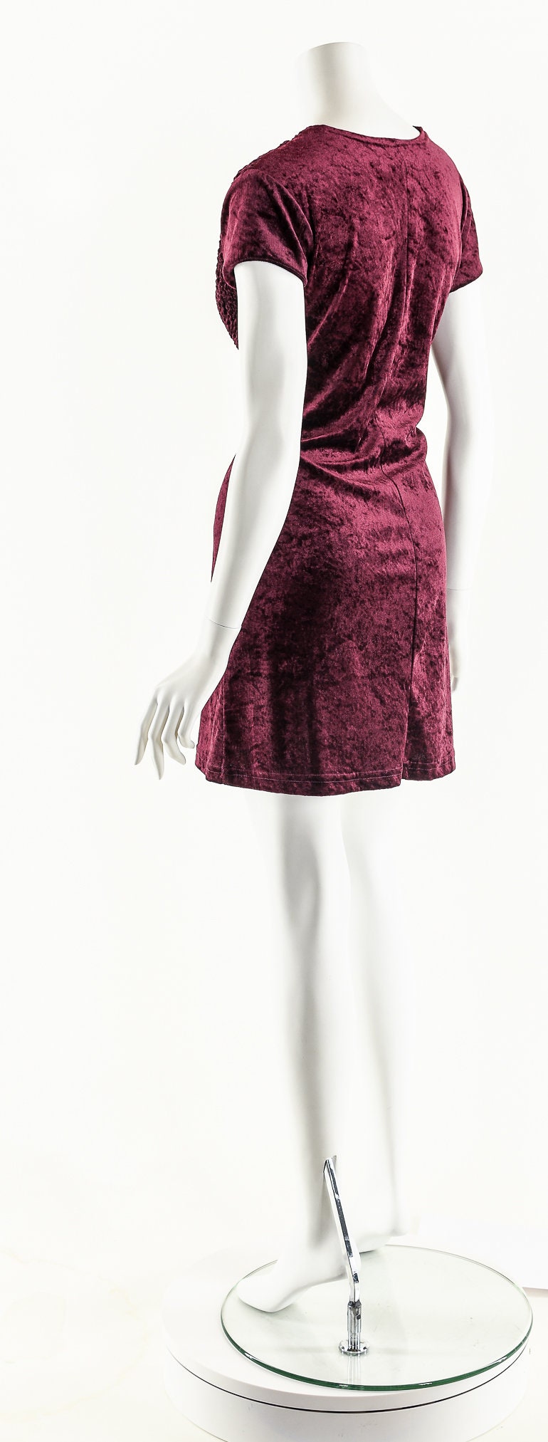 90s Oxblood Dress,baby Doll Dress,vintage Babydoll Dress,velour Mini Dress,dark  Red Dress,vintage Velvet Dress,velvet Mini Dress,90s Sexy - Etsy