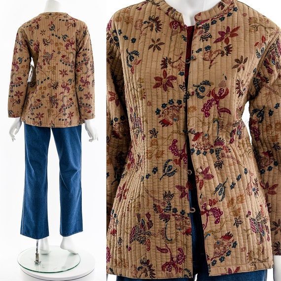Light Brown Quilted Jacket - Gem