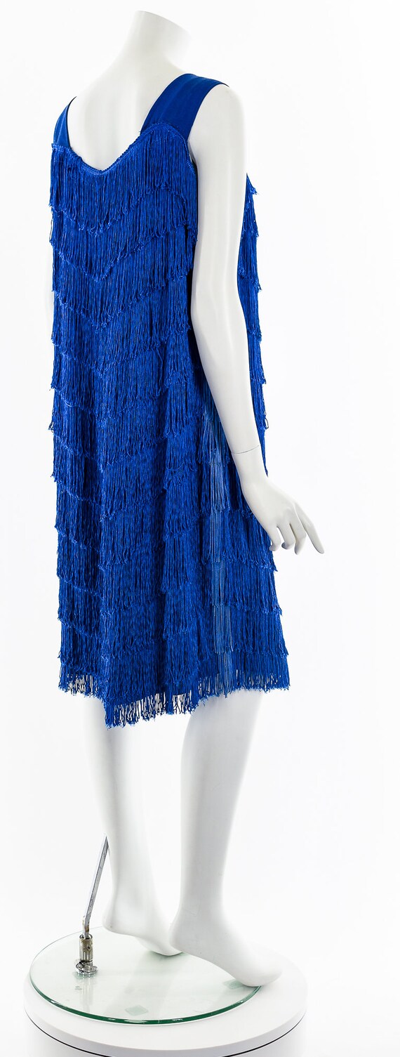 Cobalt Blue Full Fringe Dress Gem
