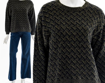 Brown Soft Knit Boyfriend Sweater 90s