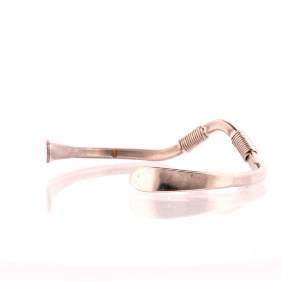 Minimalist Silver Cuff Bracelet - image 6