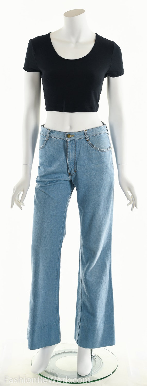 Denim Bell Bottoms, Brittania bell bottoms, Vinta… - image 5