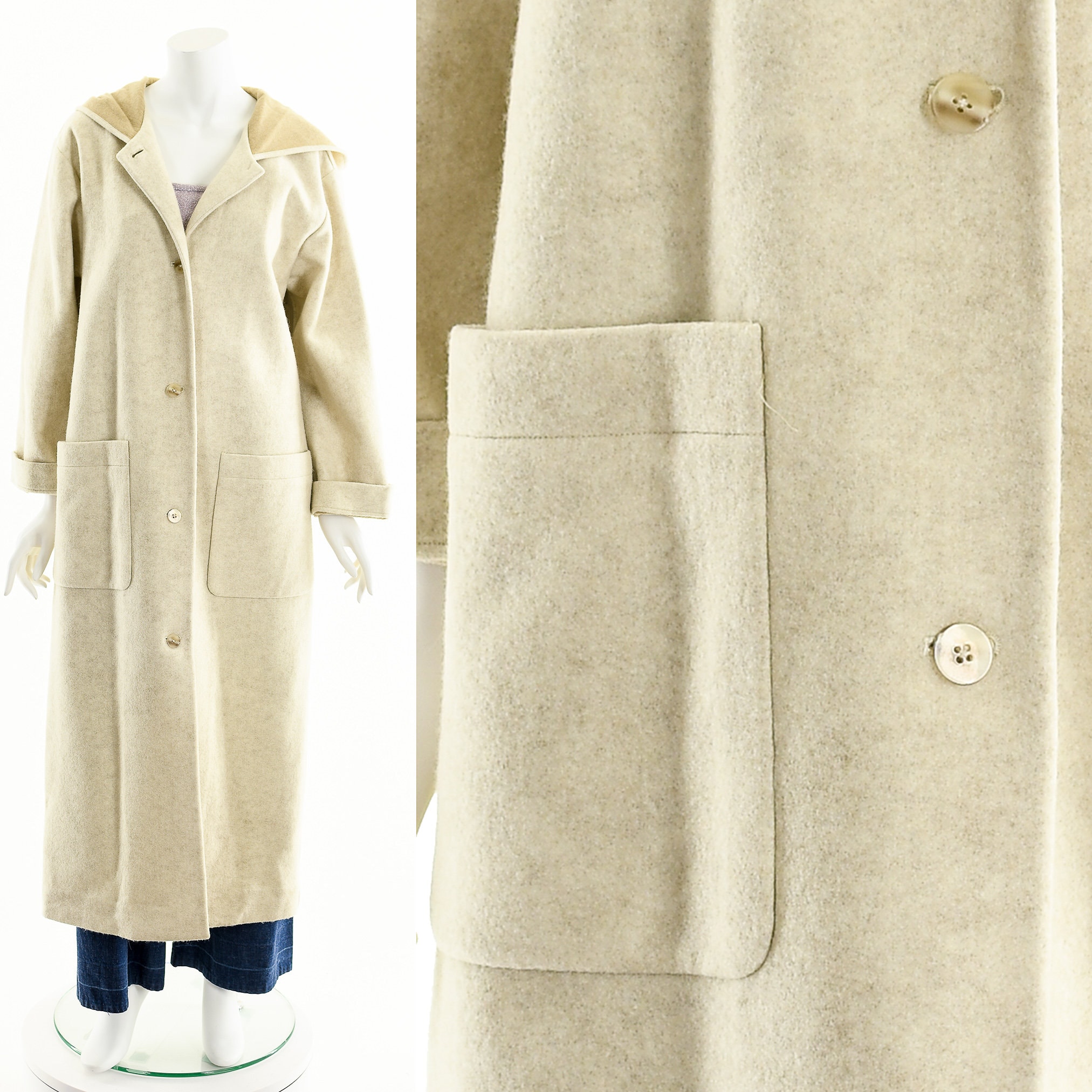 Corsicana Knot Cuff Reversible Trench Coat