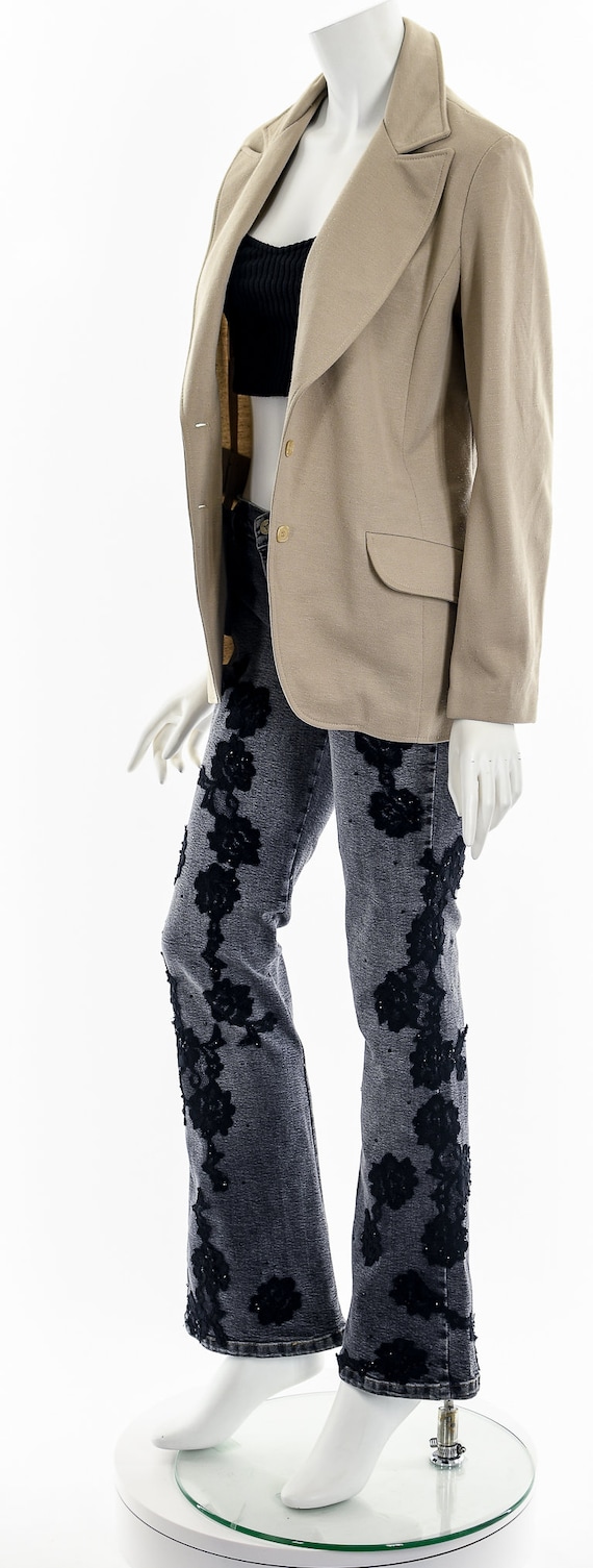 Minimalist Neutral Blazer Jacket - image 10