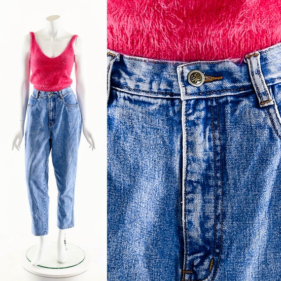 Vintage Mom Jeans,Bill Blass Denim,Acid Wash Jean… - image 1