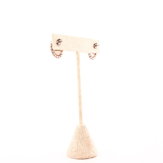 Pearl + Rhinestone Statement Earrings - image 4