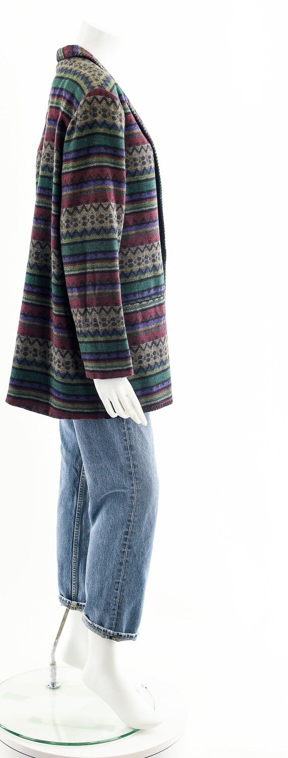 aztec wool blazer,southwest tribal blazer,Vintage sou… Gem
