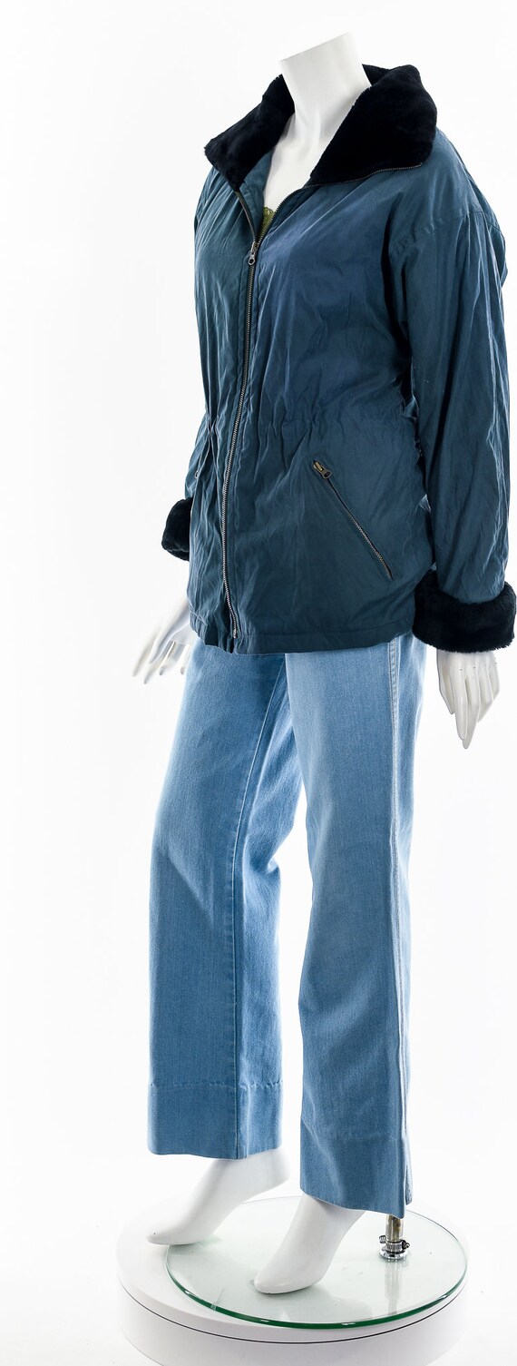 Faux Fur Collar Anorak Coat London Fog 90s - Etsy Canada