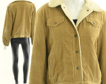 Corduroy Sherpa Workwear Jacket