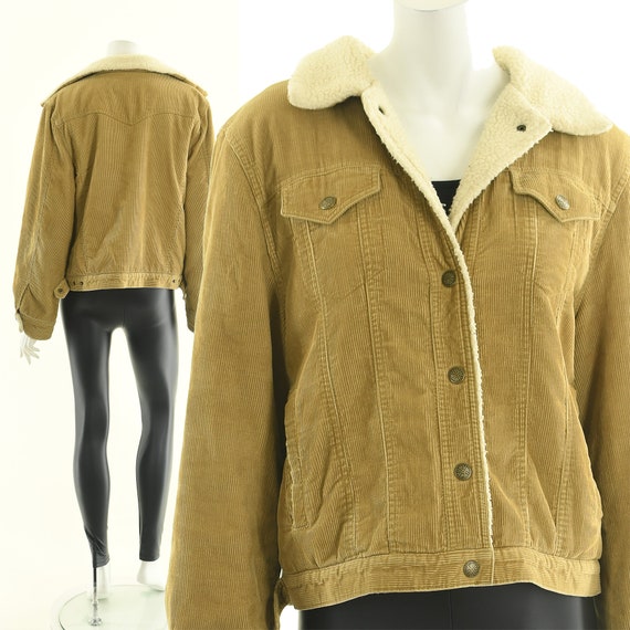 Corduroy Sherpa Workwear Jacket - image 1