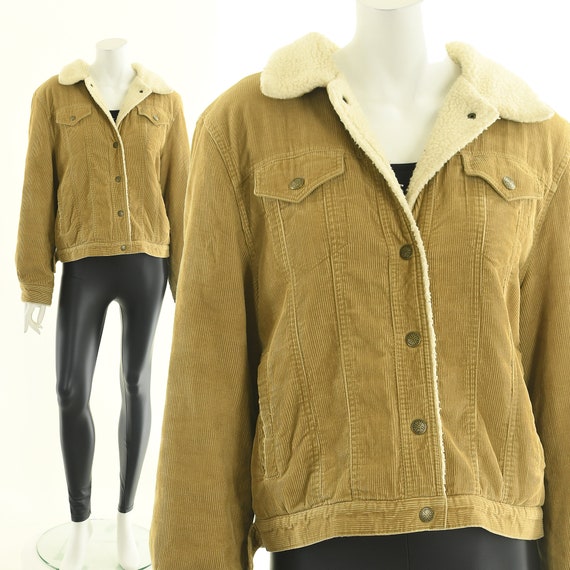 Corduroy Sherpa Workwear Jacket - image 2