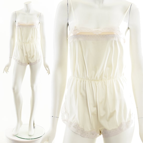 White Lacey Romper - image 1