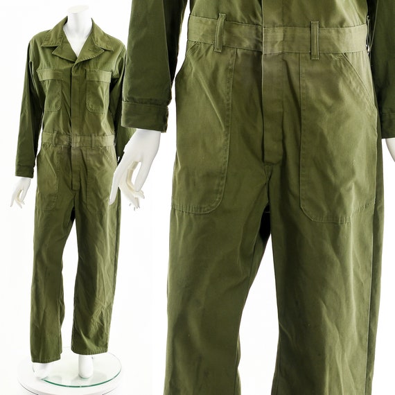 Green Workwear Coverall Jumpsuit,Military Issue J… - image 1