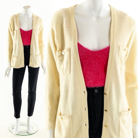 Cream sweater cheap jacket