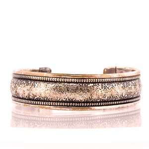 Silver Bohemian Cuff Bracelet